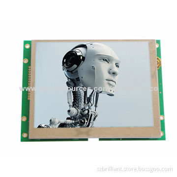 4.3-inch TFT LCD Module, Supports RS232/485, USART, Resistive Touch panel